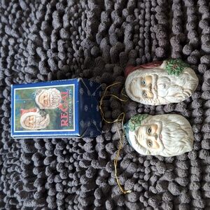 Vintage Regal Old Fashion Santa Ornaments Box *BINJ